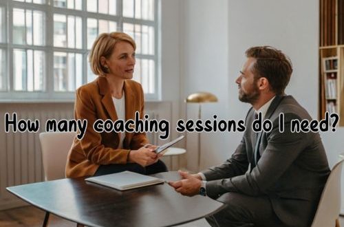 a client having his last coaching session