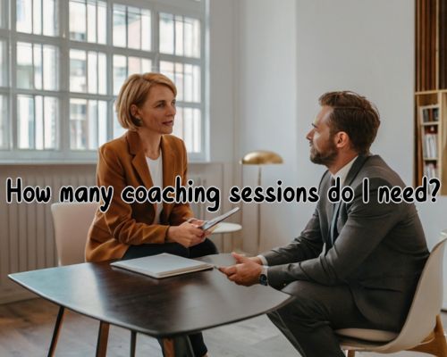 a client having his last coaching session