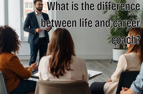 a life coach doing session in his office building