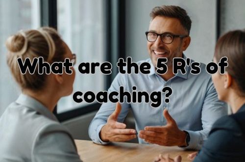 a thorough discussion between a coach and his clients while sitting