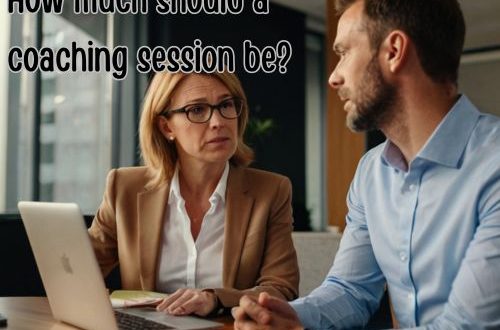 a coaching session between a coach and his client