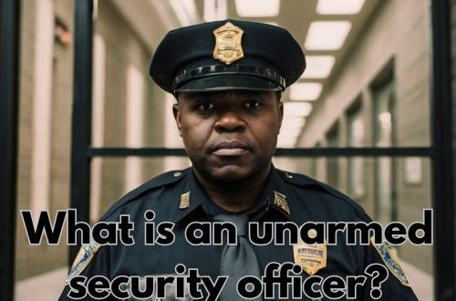 an unarmed security guard