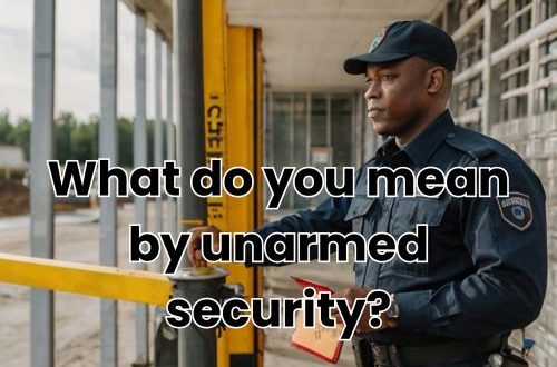 Guard in uniform